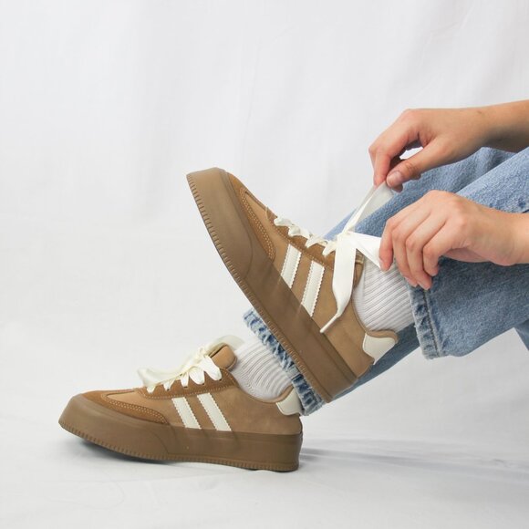 Platform Germany Army Sneakers, Womens' Trendy Stylish Comfortable Vintage - Picture 5 of 6
